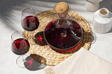 Decanteerkaraf met handvat en houten dop 1,5L Vacu Vin