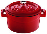 Braadpan mini gietijzer 0,35 liter Lava Cooking rood