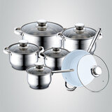 Pannenset RVS 12-delig Royalty Line nieuw