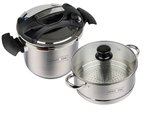 Snelkookpan 4-in-1 inclusief couscous pan 8 liter Royalty Line 