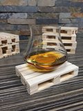 Onderzetter pallet mini cognac