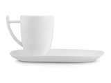 Beker 35 cl met schotel Yong Itchy porselein