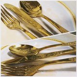 Bestekset Barok 18-delig Gold Antique_