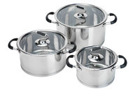 Pannen set met glazen deksel Future