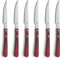 Steakmessen set 6 delig Brasero Amefa Steakmessen set 6 delig Brasero Amefa