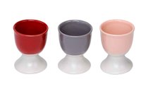 Eierdop set van 3 kleuren