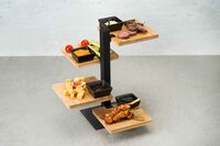 Tapas toren set met bamboe plankjes 37 cm