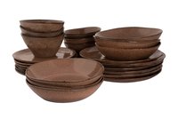 Serviesset 24-delig Rustique oud roze