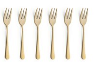 Gebaksvorkjes set van 6 Austin Vintage goud Amefa Gebaksvorkjes set van 6 Austin Vintage goud Amefa