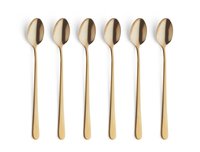Longdrink lepels set van 6 Austin Vintage goud Amefa Longdrink lepels set van 6 Austin Vintage goud Amefa
