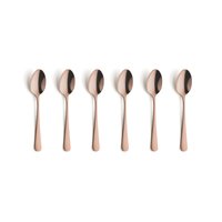 Koffielepels set van 6 Austin Vintage koper Amefa Koffielepels set van 6 Austin Vintage koper Amefa