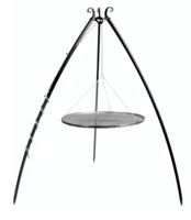Driepoot bbq 200 cm met RVS grillrooster 70cm