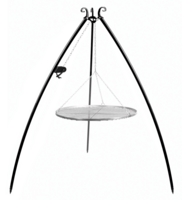 Driepoot bbq 200 cm met katrol en RVS grill 60cm
