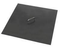 Deksel voor vuurschaal vierkant