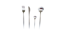 Gemeo Serwa Design Bestekset Zilver mat