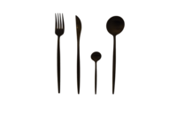 Gemeo Serwa Design Bestekset Zwart mat