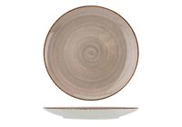 Bord 27 cm Granite taupe grijs