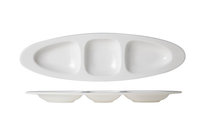 Aperoschaal 3 vakjes 28cm Gourmet Lys