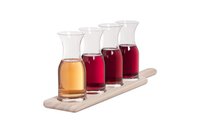 Wijnkaraffen degustatie op presentatieplank 45 cm