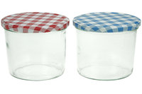 Bokaal met deksel 230ml set van 6