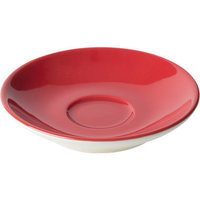 Espresso schotel 11 cm rood Bart Maastricht Porselein Colour Cafe