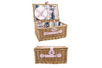 Picknickmand 2 personen bruin 38cm 