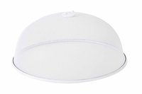 Voedselkap metaal wit 35 cm