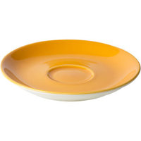 Koffie schotel 13,5 cm oranje Bart Maastricht Porselein Colour Cafe