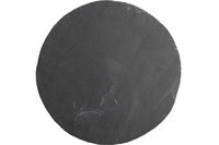 Leisteen bord rond 21 cm