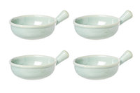 Aperoschaaltje 10 cm - 14  cm set van 4 groen