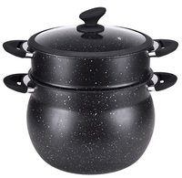 Couscous pan RVS 11 liter marmeren coating 