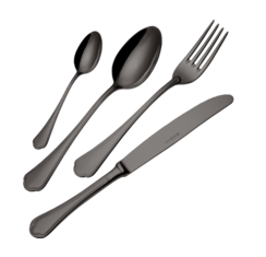 Eme Bestekset Domus 18/10 24-delig Zwart 6-persoons