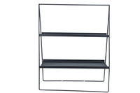 Etagere metaal zwart 55,5 cm