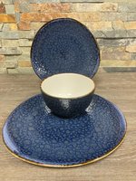 Serviesset 18-delig Jersey blauw Q Authentic