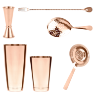 Cocktailbox Bar Professional 80 cl Koper