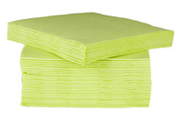 Lichtgroene servetten 25 cm x 25 cm 40 stuks