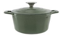 Kookpot 26cm Castard gietijzer glans groen