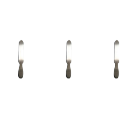 Afschuimspatel 23,5 cm RVS