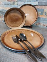 Serviesset 18-delig Quintana Amber