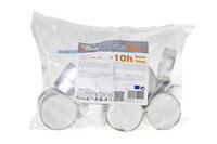 Theelicht Wit 10 Branduren - Set van 20 stuks