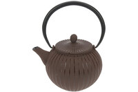Theepot gietijzer met filter bruin 1,2 L Lantern