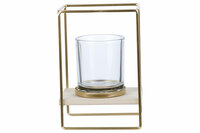 Theelichthouder Cube Goud