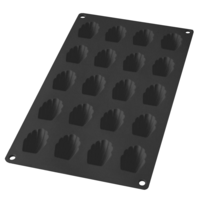 Bakvorm voor 20 Madeleines Silicone Zwart Lékué 
