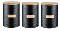 Voorraadpot set 3-delig Otto Zwart