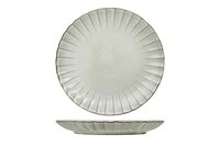 Plat Bord 27 cm Concha Grey