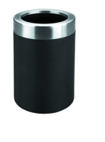 Wijnkoeler zwart dubbelwandig 20 cm