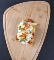 Presenteerplank bamboe 43 cm x 27 xm 