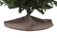 Boomkleed faux rabbit fur bruin 90 cm 