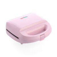 Keramische grill 3 in 1 Tosti Panini Wafelmaker Roze