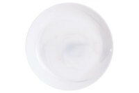 Diep bordje 20 cm Diwali marmer wit 